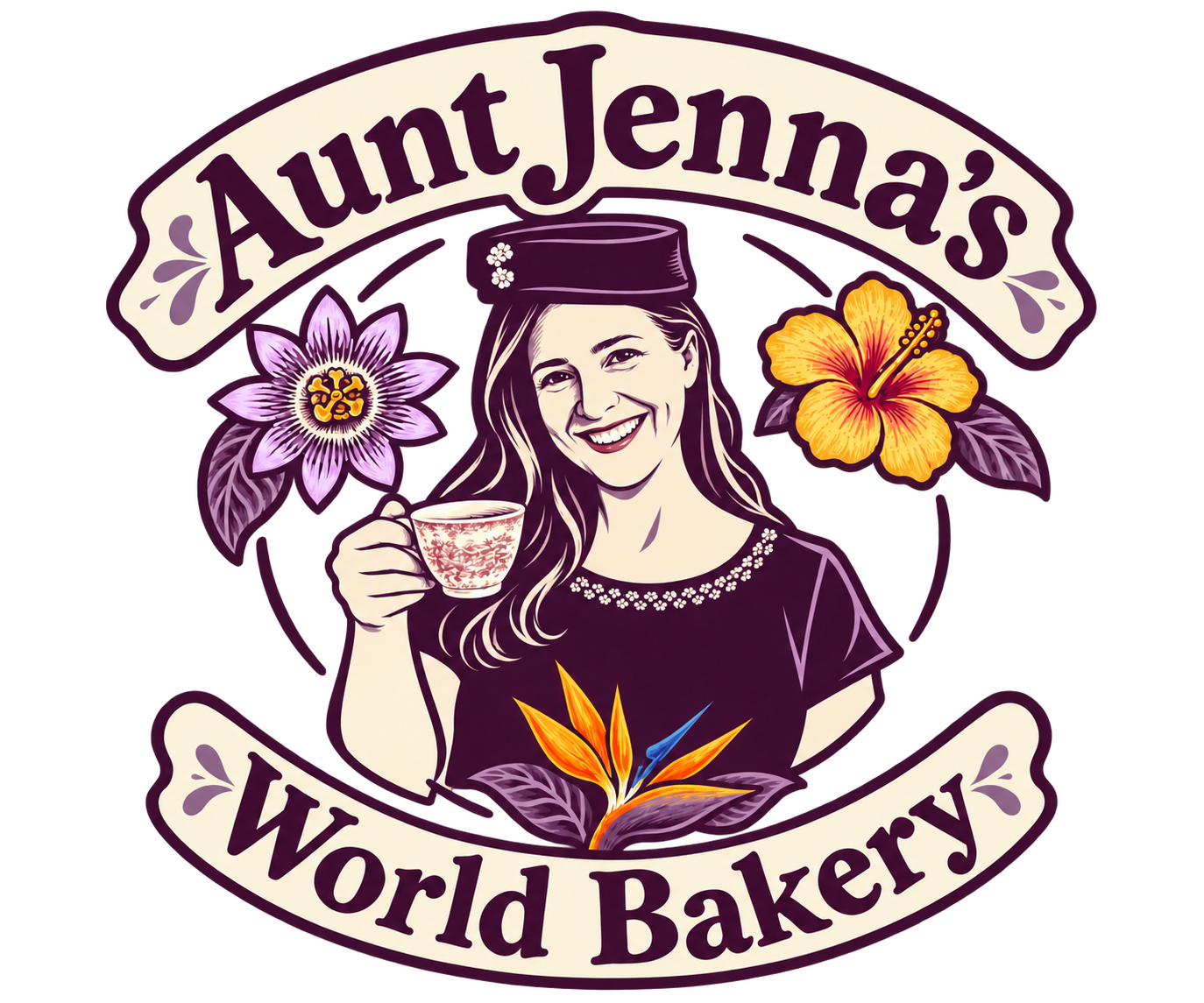 Aunt Jenna’s World Bakery logo
